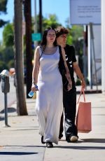 NOAH CYRUS and Pinkus Out Shopping on Melrose Avenue in Los Angeles 10/05/2023
