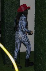 NOOR ALFALLAH Arrives at a Halloween Party in Los Angeles 10/28/2023