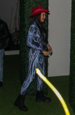 NOOR ALFALLAH Arrives at a Halloween Party in Los Angeles 10/28/2023