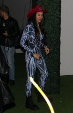 NOOR ALFALLAH Arrives at a Halloween Party in Los Angeles 10/28/2023