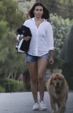 OLGA KOROTYAYEVA and Sean Penn Out with Their Dog in Malibu 10/04/2023