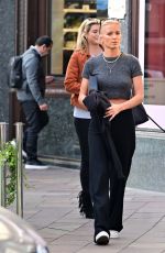 OLIVIA BENTLEY Out Shopping at Harrods with Her Sister in London 10/13/2023