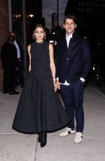 OLIVIA PALERMO Night Out in New York 10/12/2023