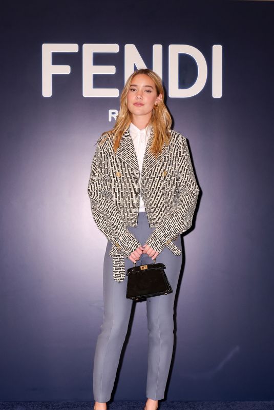 OLIVIA PONTON at Fendi Celebrates Unveiling of Winter 2023-2024 Collection in New York 10/25/2023