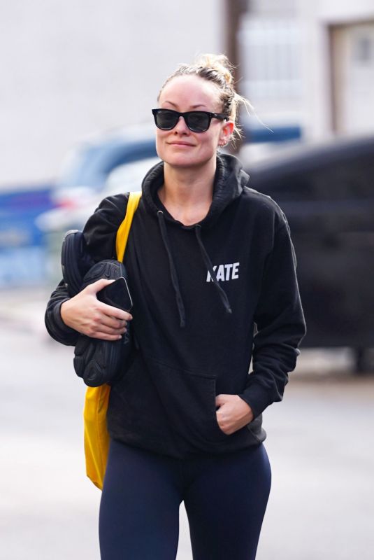 OLIVIA WILDE Leaves a Gym Session in Los Angeles 10/23/2023