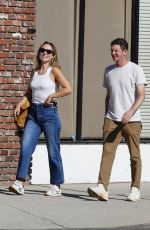 OLIVIA WILDE Out for Luch with a Friend at Petit Trois in Sherman Oaks 10/19/2023