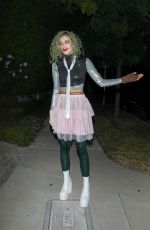 PARIS JACKSON in Old Gregg Costume Arrives at Casamigos Halloween Party in Los Angeles 10/27/2023