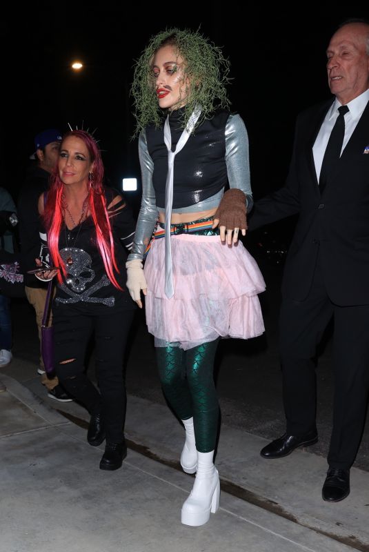 PARIS JACKSON in Old Gregg Costume Arrives at Casamigos Halloween Party in Los Angeles 10/27/2023