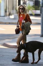 PARIS JACKSON Leaves a Salon with New Blonde Highlights in Los Angeles 10/16/2023