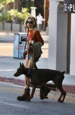 PARIS JACKSON Leaves a Salon with New Blonde Highlights in Los Angeles 10/16/2023