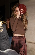 PARIS JACKSON Leaves Costes Restaurant in Paris 10/02/2023