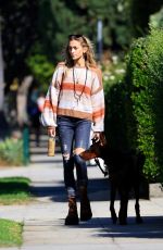 PARIS JACKSON Out for a Morning Walk with Her Dog in West Hollywood 10/24/2023