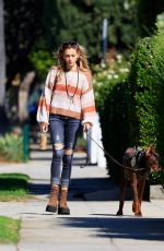 PARIS JACKSON Out for a Morning Walk with Her Dog in West Hollywood 10/24/2023