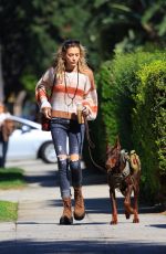 PARIS JACKSON Out for a Morning Walk with Her Dog in West Hollywood 10/24/2023