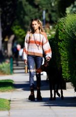 PARIS JACKSON Out for a Morning Walk with Her Dog in West Hollywood 10/24/2023