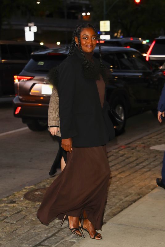 PATINA MILLER Arrives at 2023 God’s Love We Deliver Golden Heart Awards in New York 10/16/2023