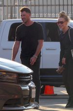 PETA MURGATROYD and Maksim Chmerkovskiy Arrives at Dance Studio in Los Angeles 01/19/2023