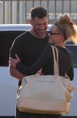 PETA MURGATROYD and Maksim Chmerkovskiy Arrives at Dance Studio in Los Angeles 01/19/2023