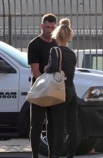 PETA MURGATROYD and Maksim Chmerkovskiy Arrives at Dance Studio in Los Angeles 01/19/2023