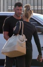 PETA MURGATROYD and Maksim Chmerkovskiy Arrives at Dance Studio in Los Angeles 01/19/2023