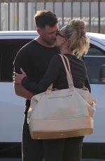 PETA MURGATROYD and Maksim Chmerkovskiy Arrives at Dance Studio in Los Angeles 01/19/2023