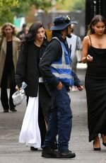 PHOEBE GATES Arrives at a Heliport in New York 09/30/2023