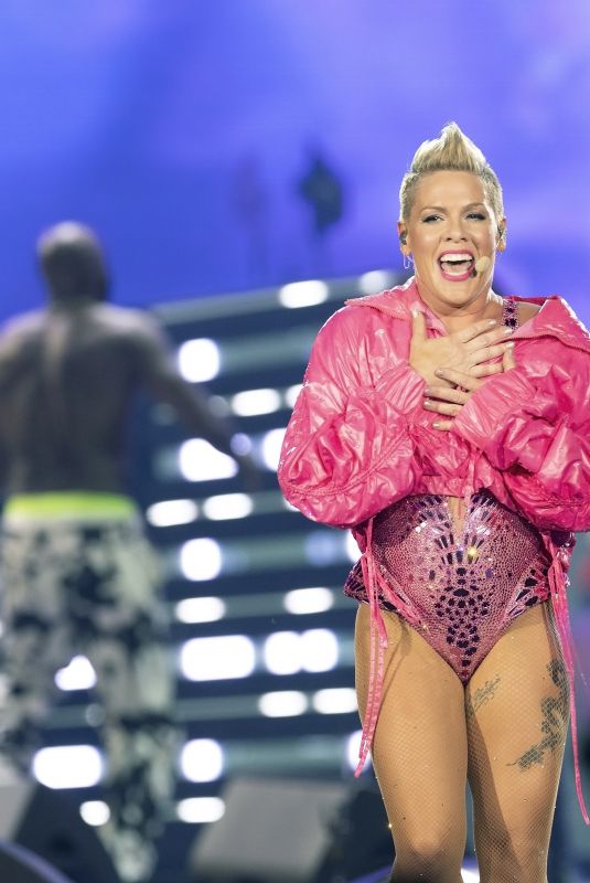 PINK Performs at Ball Arena in Denver 10/25/2023