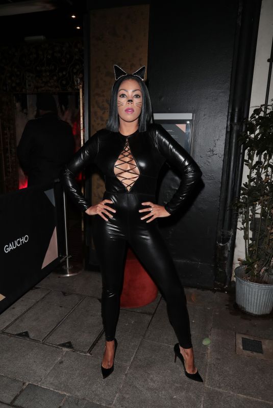 PRECIOUS MUIR Arrives at Hallowzeem Party at Gaucho in London 01/27/2023