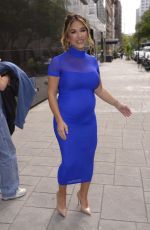 Pregnant JESSIE JAMES DECKER Out Promotes Her Upcoming Cookbook Just Eat at Good Day New York 10/10/2023