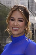 Pregnant JESSIE JAMES DECKER Out Promotes Her Upcoming Cookbook Just Eat at Good Day New York 10/10/2023