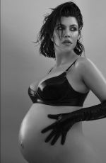 Pregnant KOURTNEY KARDASHIAN for Vanity Fair Italy, October 2023