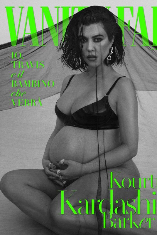Pregnant KOURTNEY KARDASHIAN for Vanity Fair Italy, October 2023
