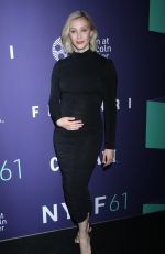 Pregnant SARAH GADON at Ferrari Premiere at 61st New York Film Festival 10/13/2023