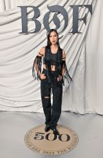 QUANNAH CHASINGHORSE at #bof500 Gala at Shangri-la Hotel in Paris 09/30/2023