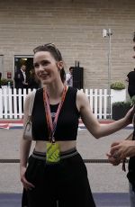 RACHEL BROSNAHAN and Jason Ralph at FIA Formula 1 Lenovo United States Grand Prix in Austin 10/21/2023