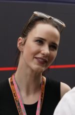 RACHEL BROSNAHAN and Jason Ralph at FIA Formula 1 Lenovo United States Grand Prix in Austin 10/21/2023