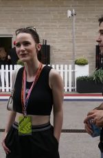 RACHEL BROSNAHAN and Jason Ralph at FIA Formula 1 Lenovo United States Grand Prix in Austin 10/21/2023