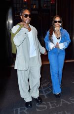 RIHANNA and ASAP Rocky Leaves His Birthday at a Private Event at RPM Raceway in Jersey City 10/06/2023