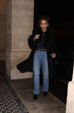 RITA ORA Night Out in Paris 10/29/2023