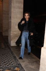 RITA ORA Night Out in Paris 10/29/2023