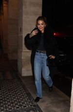 RITA ORA Night Out in Paris 10/29/2023