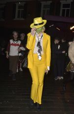 ROXY HORNER Arrives at Hallowzeem Party at Gaucho in London 01/27/2023