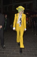 ROXY HORNER Arrives at Hallowzeem Party at Gaucho in London 01/27/2023