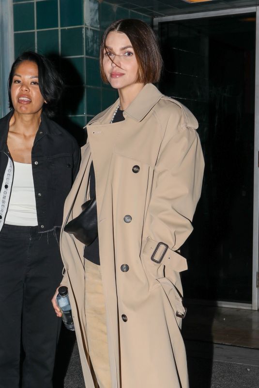 RUBY ROSE Leaves Pete Davidsons Show at The Wiltern in Los Angeles 10/01/2023