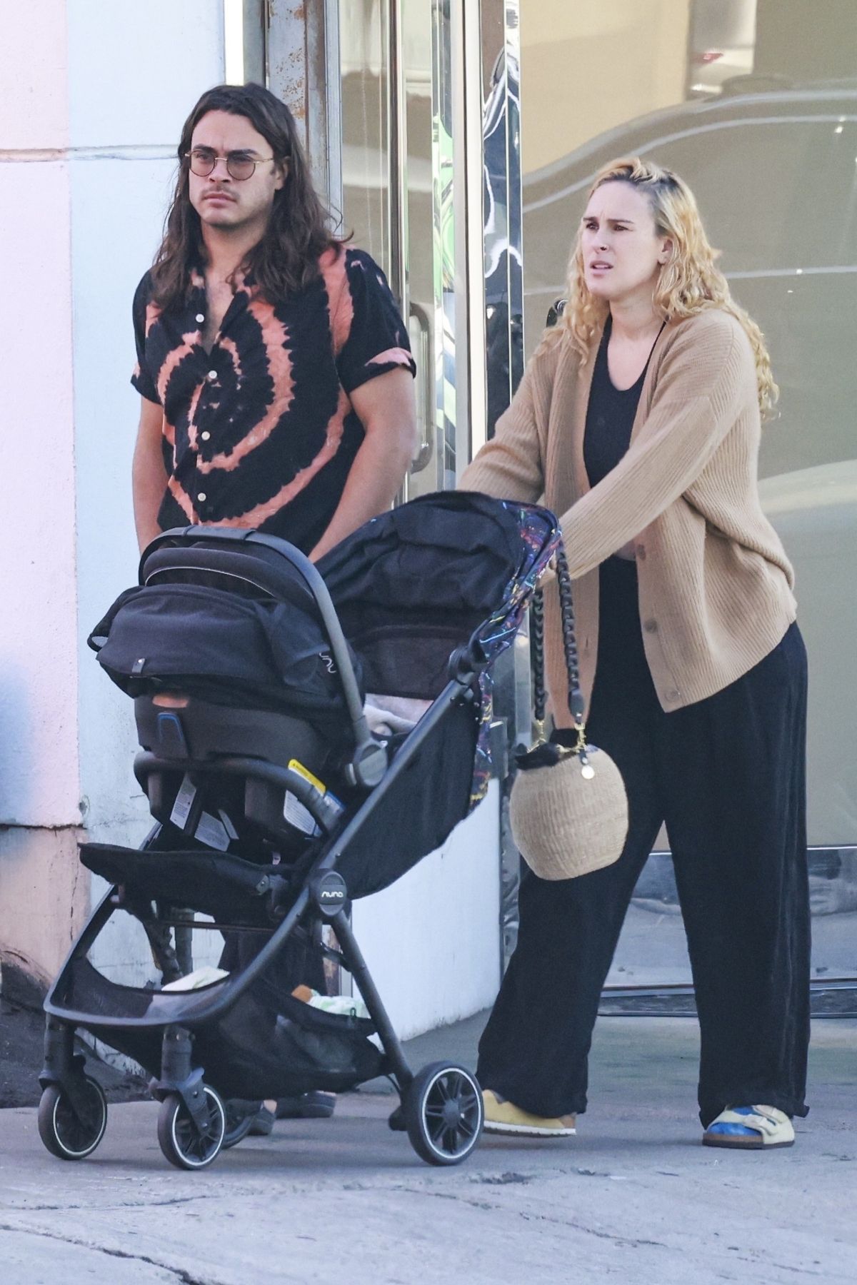 RUMER WILLIS and Derek Richard Out with Their Baby at All Time in Los ...