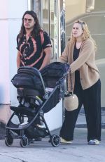 RUMER WILLIS and Derek Richard Out with Their Baby at All Time in Los Angeles 10/28/2023
