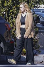 RUMER WILLIS and Derek Richard Out with Their Baby at All Time in Los Angeles 10/28/2023