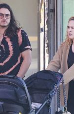 RUMER WILLIS and Derek Richard Out with Their Baby at All Time in Los Angeles 10/28/2023