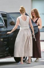 RUMER WILLIS Leaves Great White Restaurant on Melrose Ave in West Hollywood 10/25/2023