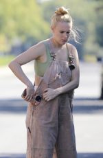 RUMER WILLIS Leaves Pottery Class in Los Angeles 10/08/2023